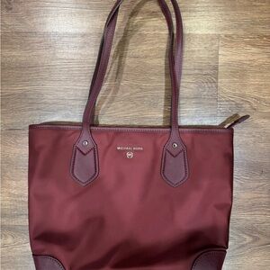 Michael Kors Burgundy Tote Bag New
